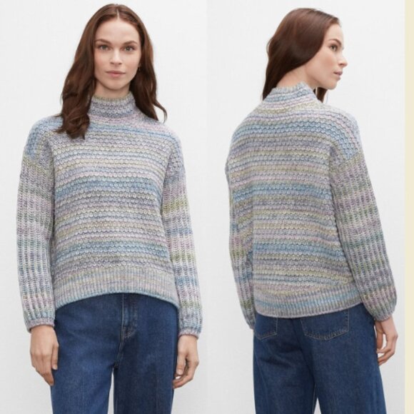 Club Monaco Space Dyed Texture Mockneck Sweater 17716 - Picture 1 of 11